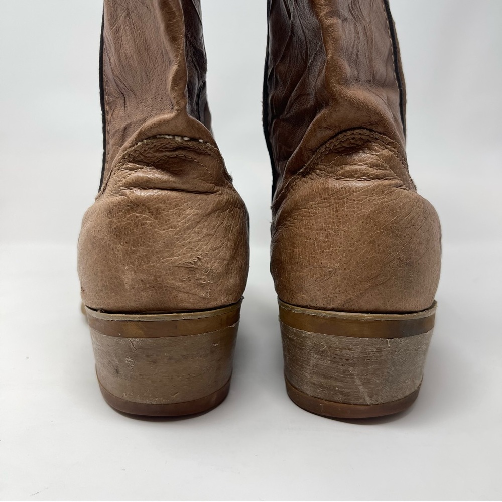 Vintage Re-enforced Toe‎ Workwear Cowboy Boots USA Made | Oil Slip Resistant - Picture 9 of 12